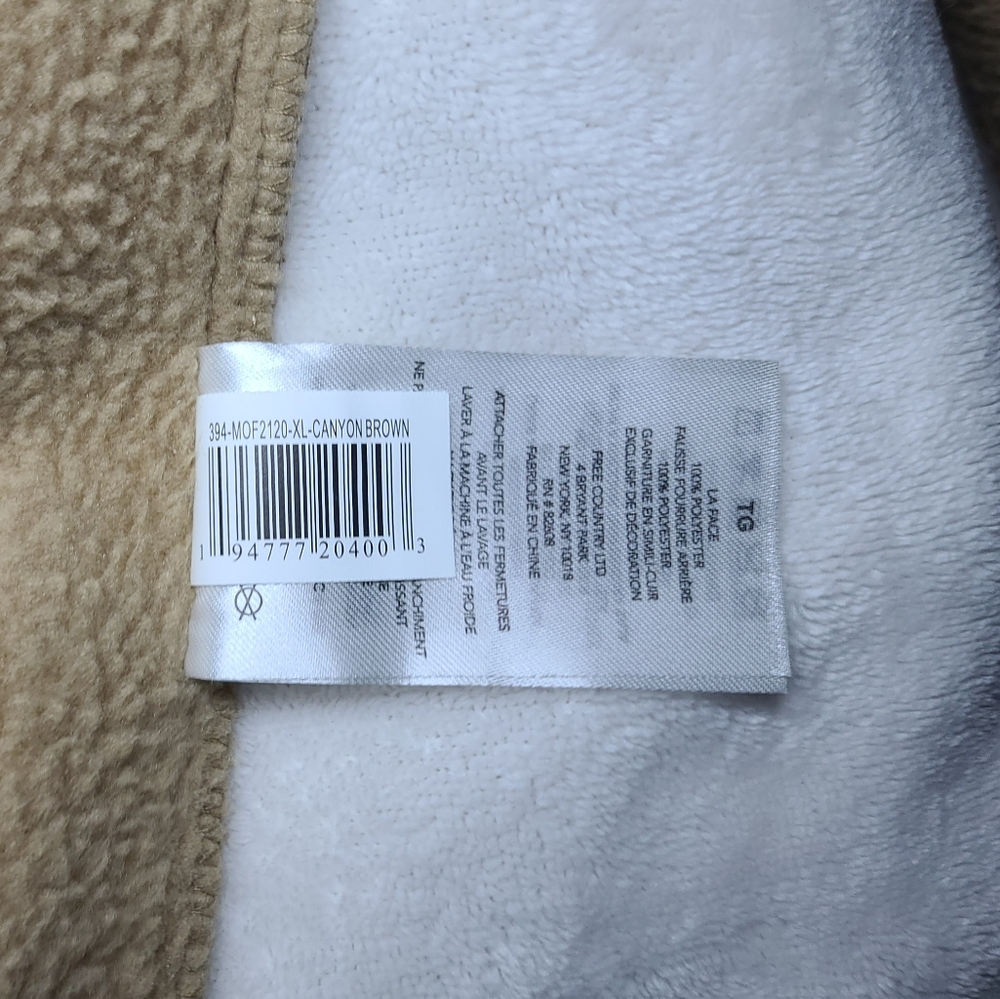 Free Country Wind River Burly Canvas Softshell Jacket with Stand-Up Collar - Picture 8 of 8